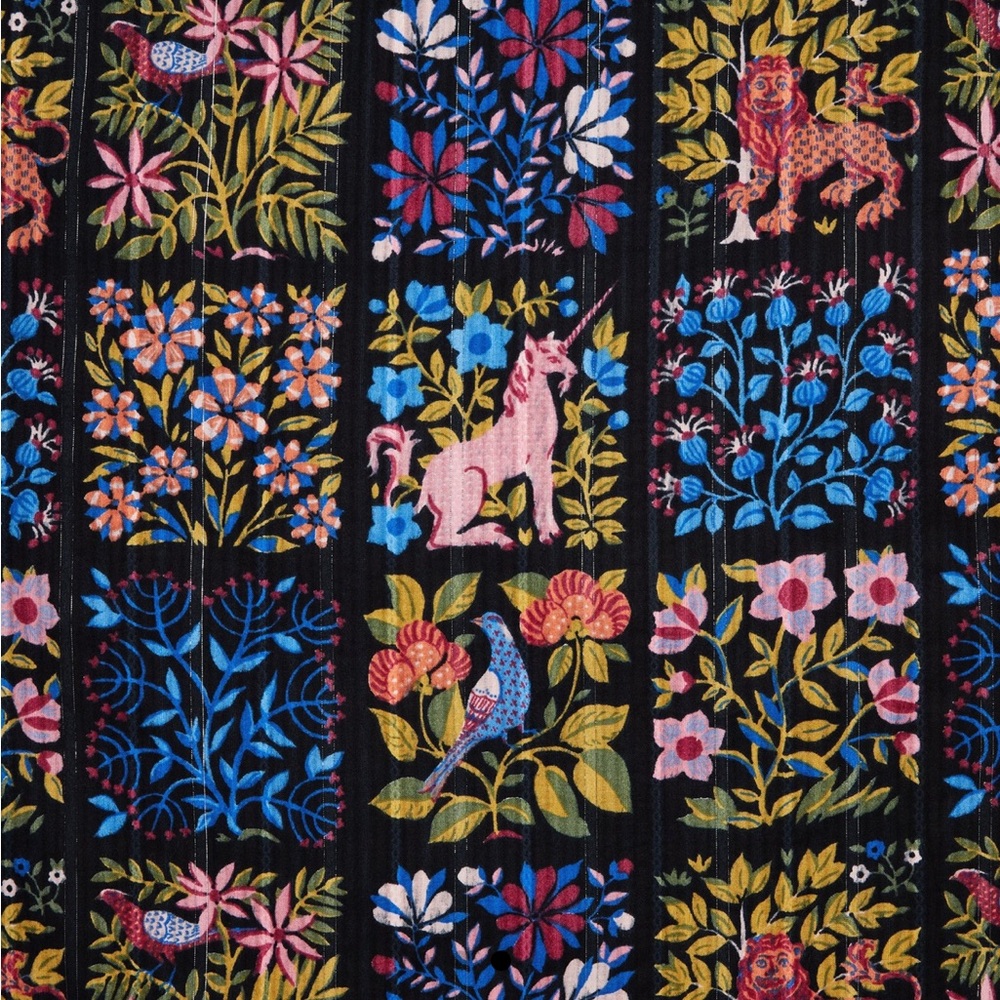 Printfresh Opening Day Patchwork Long Sleeve Blou… - image 5